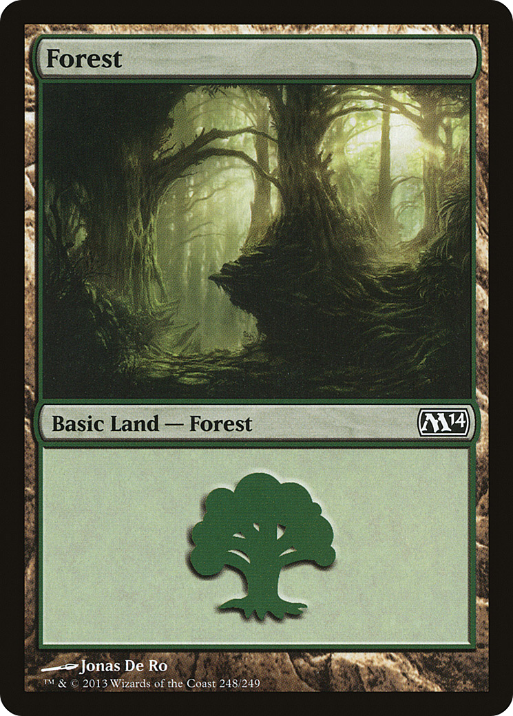 Forest (M14-248) [Magic 2014] MTG Single Wizards of the Coast