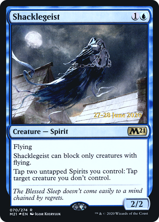 Shacklegeist (PRE-070) [Core Set 2021 Promos] Foil MTG Single Wizards of the Coast