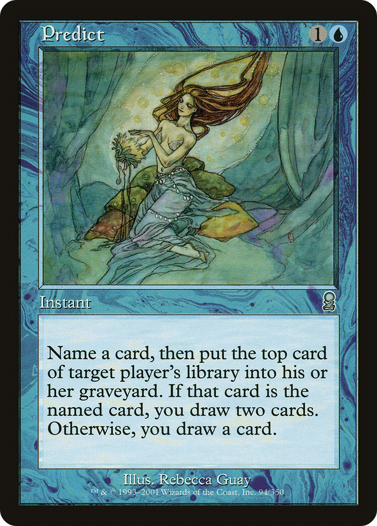 Predict (ODY-094) [Odyssey] Foil MTG Single Wizards of the Coast
