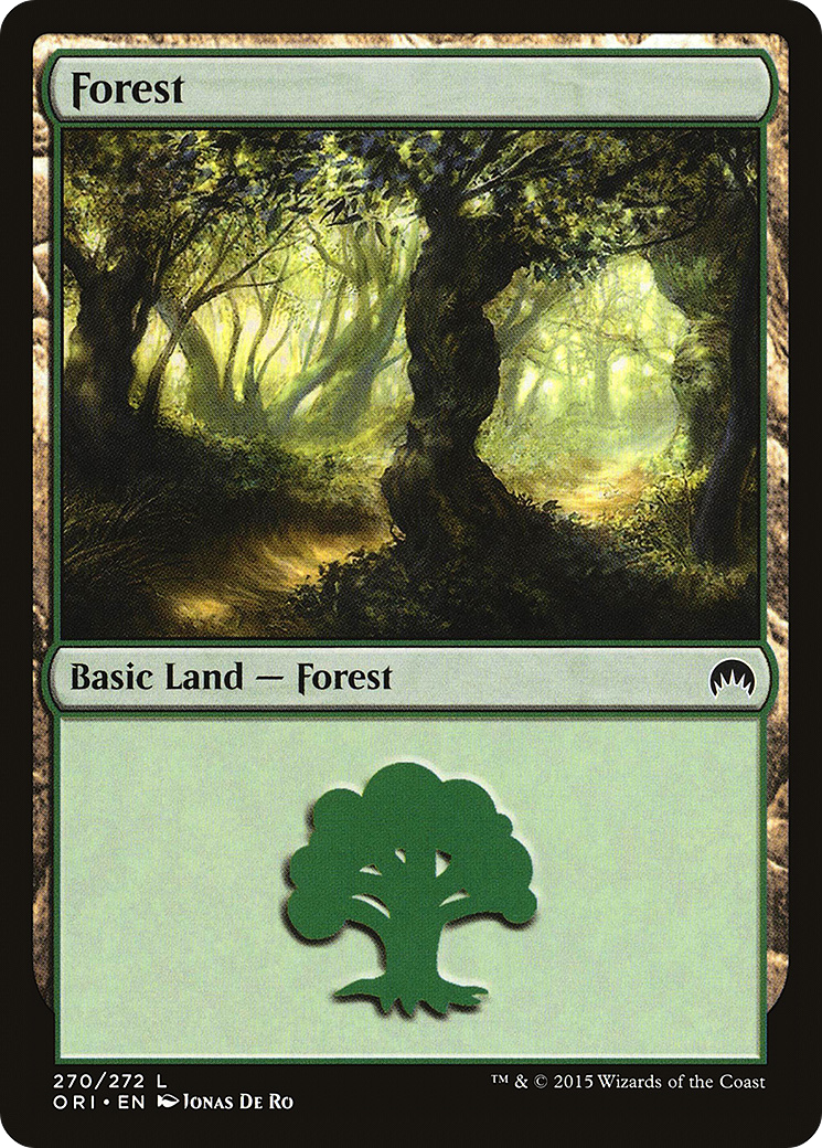Forest (270) (ORI-270) [Magic Origins] MTG Single Wizards of the Coast