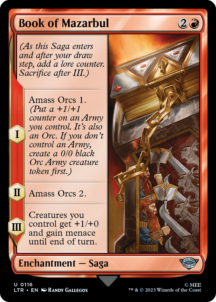 Book of Mazarbul (LTR-116) [The Lord of the Rings: Tales of Middle-earth] MTG Single Wizards of the Coast