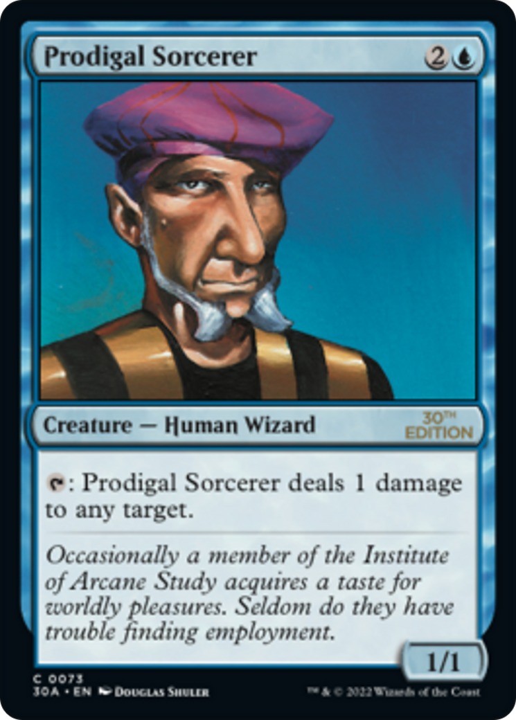 Prodigal Sorcerer (30A-073) [30th Anniversary Edition] MTG Single Wizards of the Coast