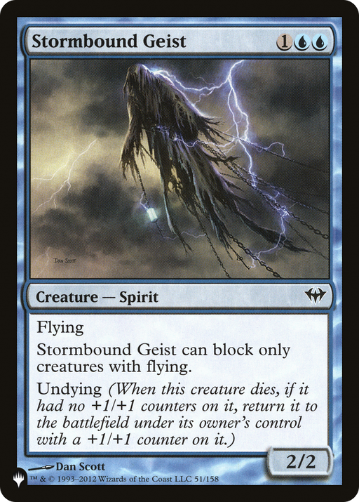 Stormbound Geist (LIST-DKA-51) [Mystery Booster] The List MTG Single Wizards of the Coast