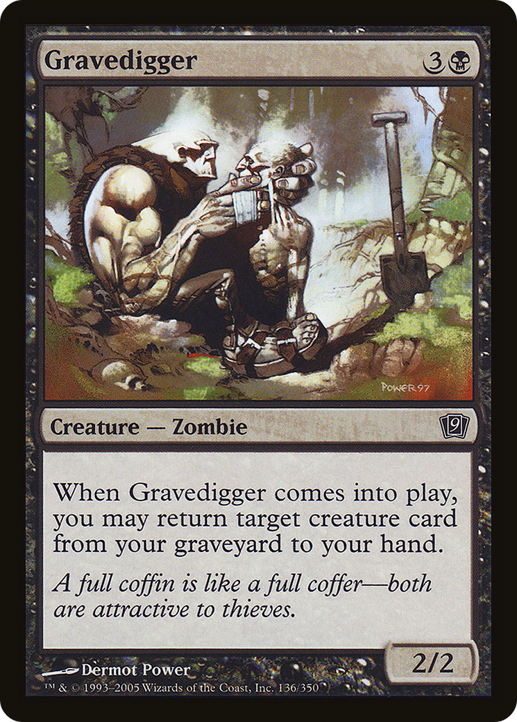 Gravedigger (9ED-136) [9th Edition] Foil MTG Single Wizards of the Coast