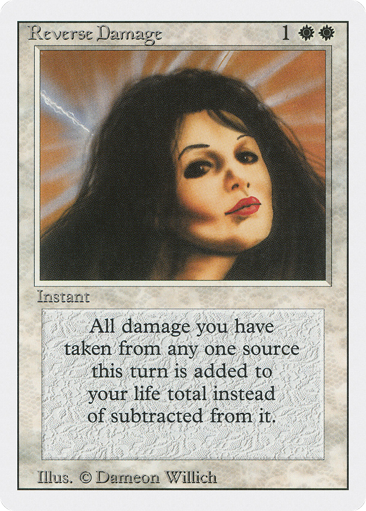 Reverse Damage (3ED-035) [Revised Edition] MTG Single Wizards of the Coast