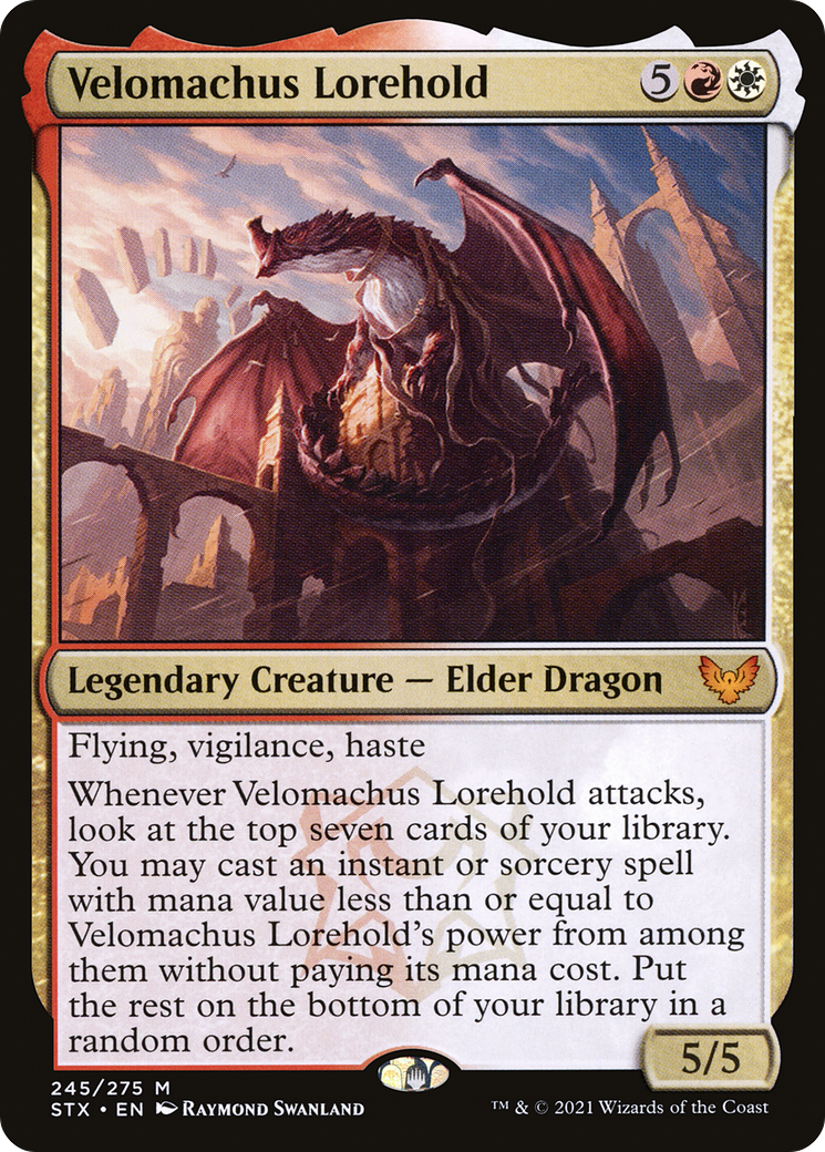 Velomachus Lorehold (STX-245) [Strixhaven: School of Mages] Foil MTG Single Wizards of the Coast