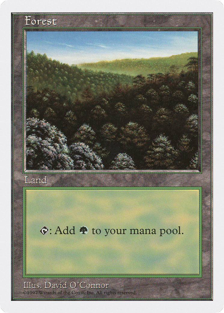 Forest (5ED-446) [Fifth Edition] MTG Single Magic: The Gathering