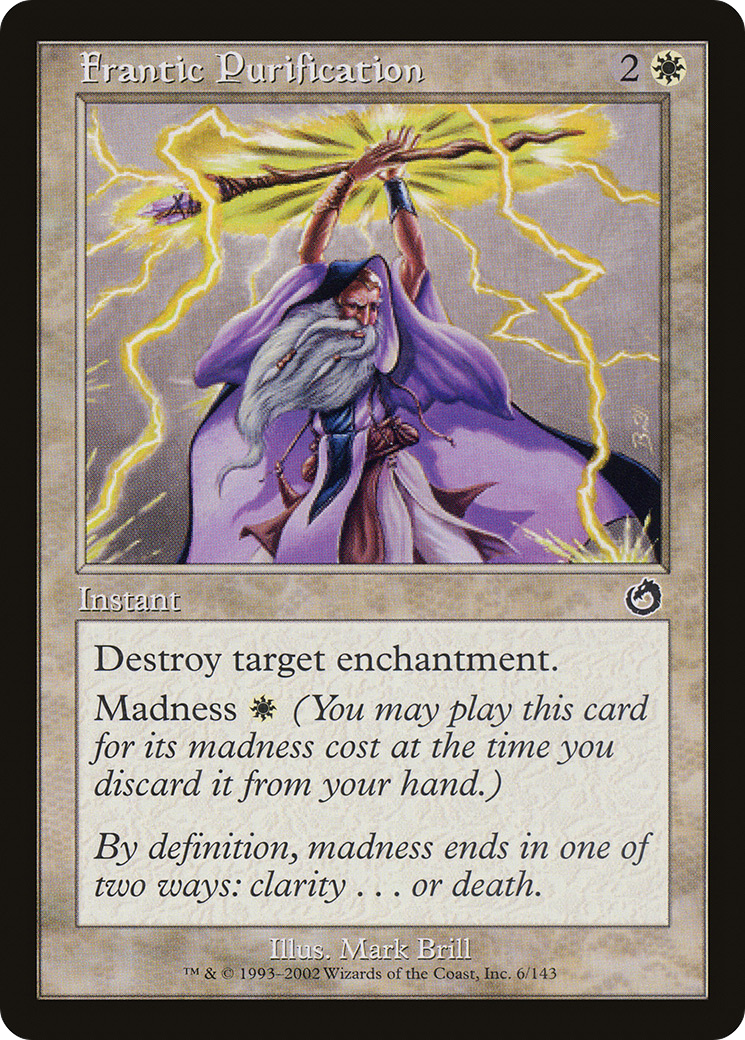Frantic Purification (TOR-006) [Torment] MTG Single Wizards of the Coast