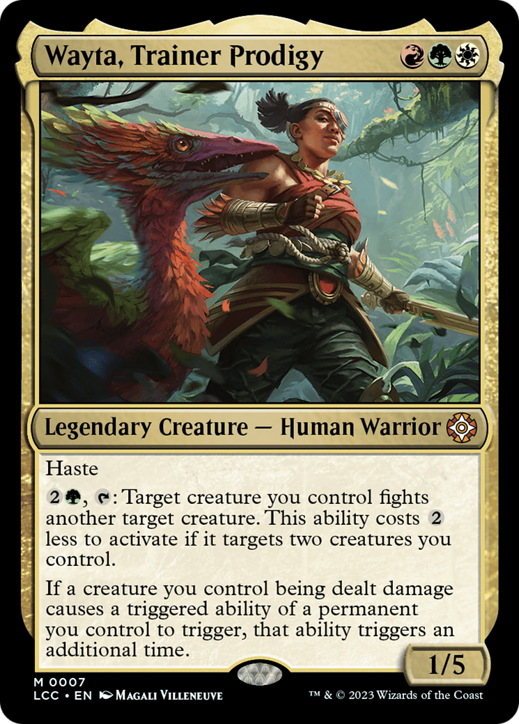 Wayta, Trainer Prodigy (LCC-007) [The Lost Caverns of Ixalan Commander] Foil MTG Single Wizards of the Coast