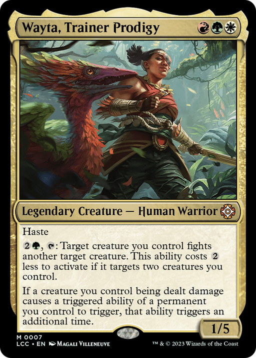 Wayta, Trainer Prodigy (LCC-007) [The Lost Caverns of Ixalan Commander] Foil MTG Single Wizards of the Coast