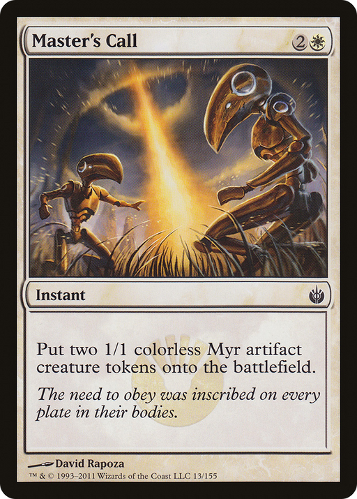 Master's Call (MBS-013) [Mirrodin Besieged] MTG Single Wizards of the Coast