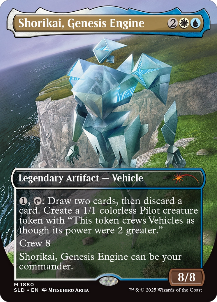 Shorikai, Genesis Engine (SLD-1880) [Secret Lair] Drop (Borderless) MTG Single Wizards of the Coast