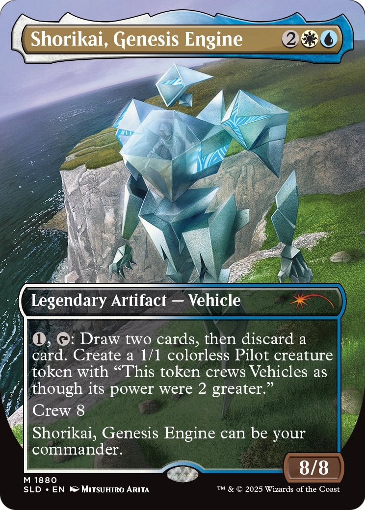 Shorikai, Genesis Engine (SLD-1880) [Secret Lair] Drop (Borderless) MTG Single Wizards of the Coast