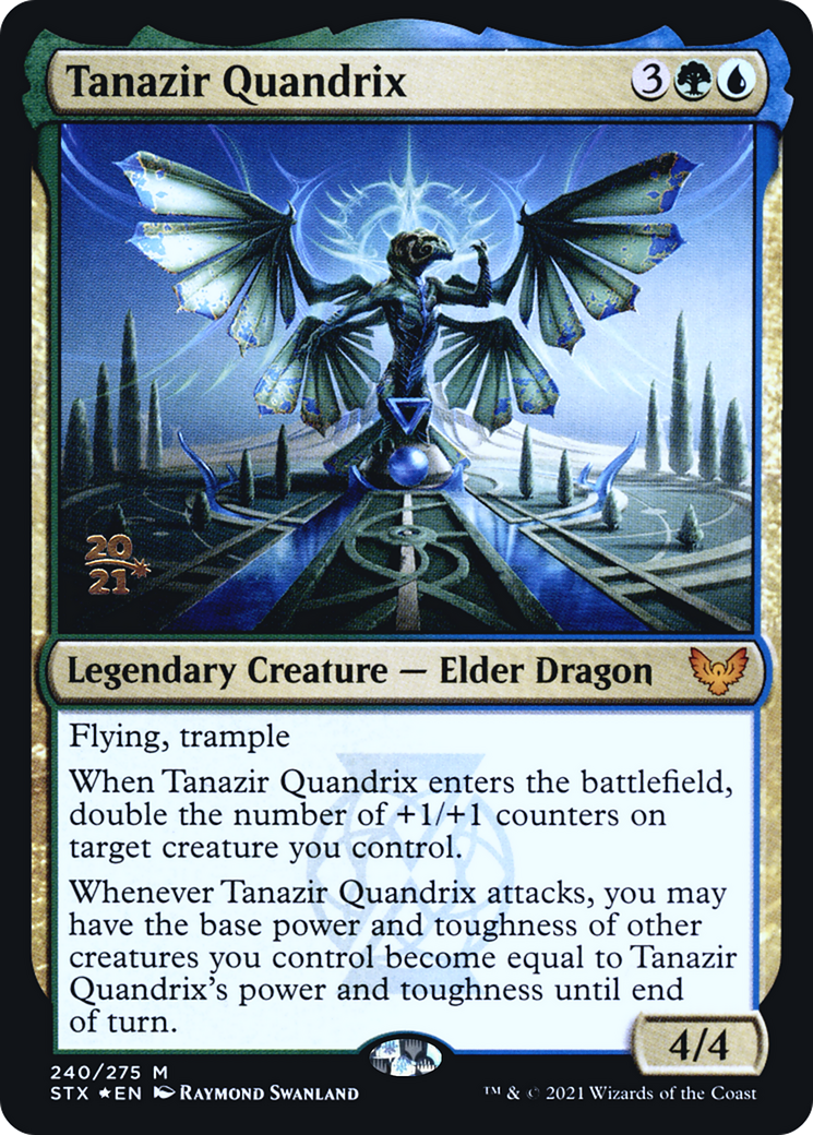Tanazir Quandrix (PRE-240) [Strixhaven: School of Mages Promos] Foil MTG Single Wizards of the Coast