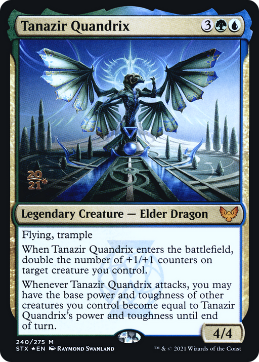 Tanazir Quandrix (PRE-240) [Strixhaven: School of Mages Promos] Foil MTG Single Wizards of the Coast