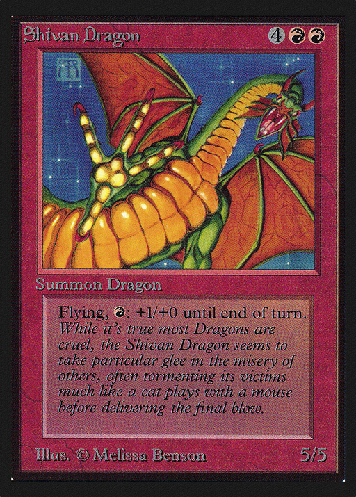 Shivan Dragon (CED-175) [Collectors' Edition] MTG Single Wizards of the Coast