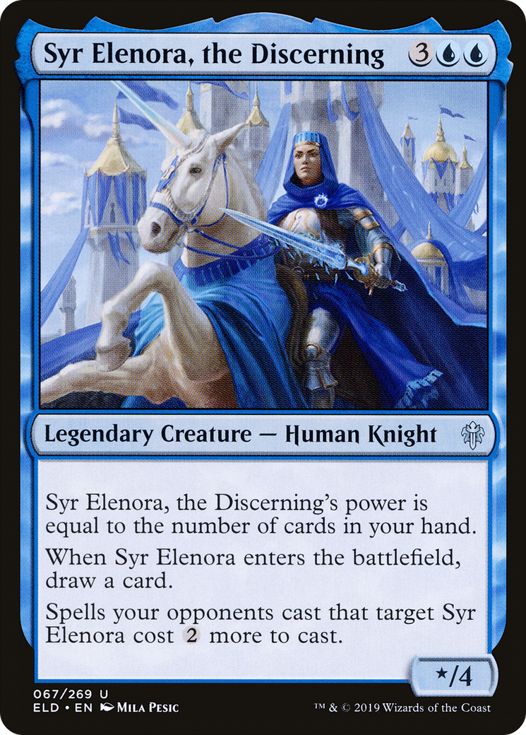 Syr Elenora, the Discerning (ELD-067) [Throne of Eldraine] Foil MTG Single Wizards of the Coast