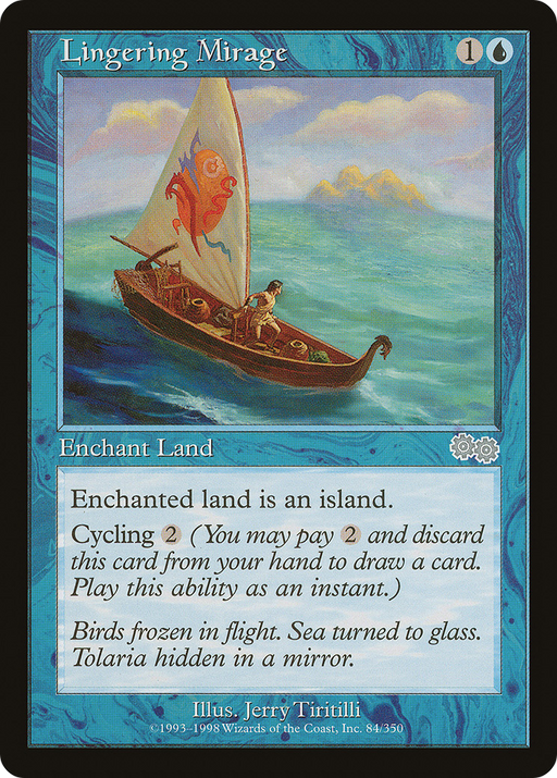 Lingering Mirage (USG-084) [Urza's Saga] MTG Single Wizards of the Coast
