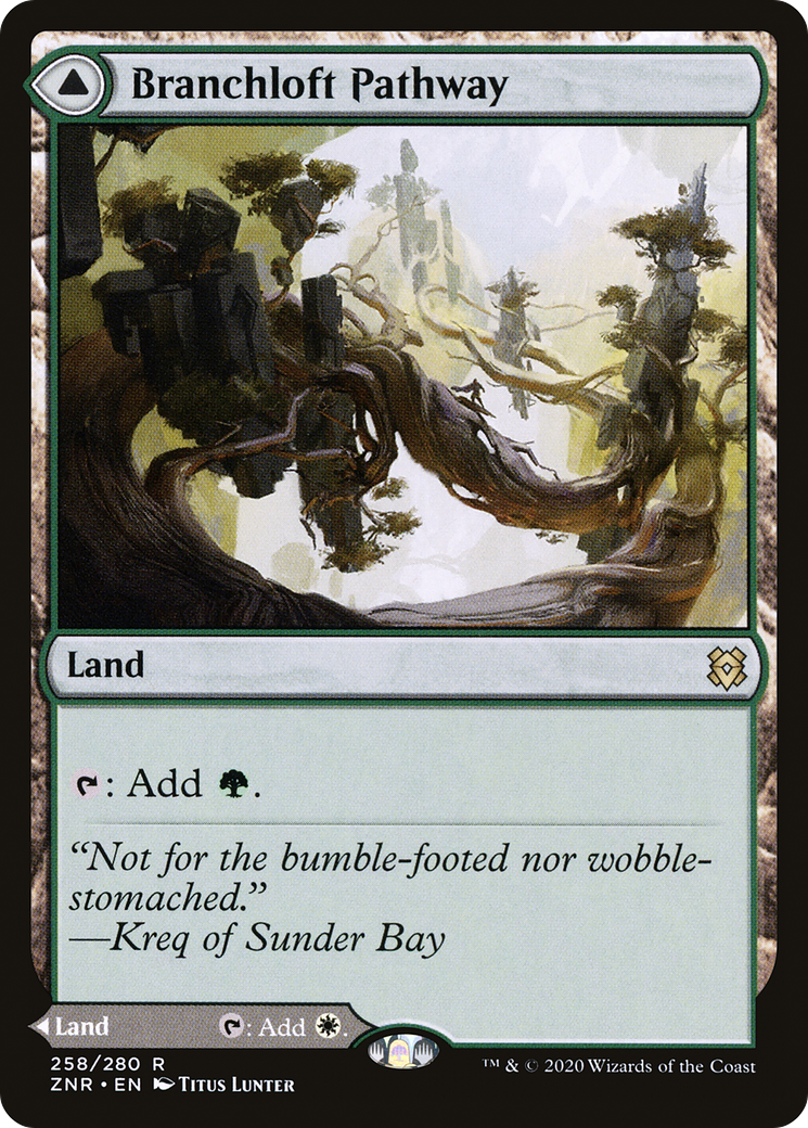 Branchloft Pathway (ZNR-258) [Zendikar Rising] MTG Single Wizards of the Coast