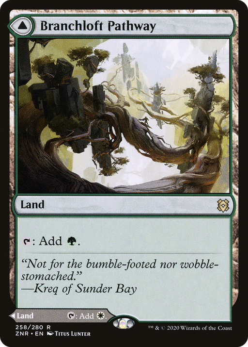 Branchloft Pathway (ZNR-258) [Zendikar Rising] MTG Single Wizards of the Coast