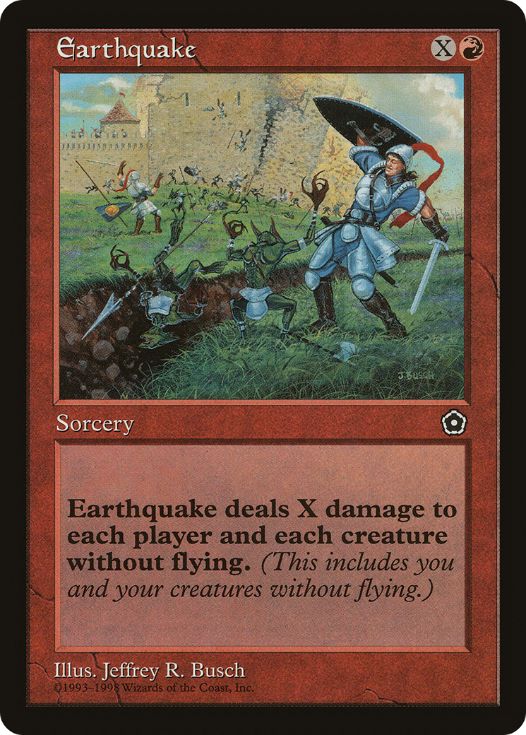 Earthquake (P02-) [Misc] Portal Second Age MTG Single Wizards of the Coast