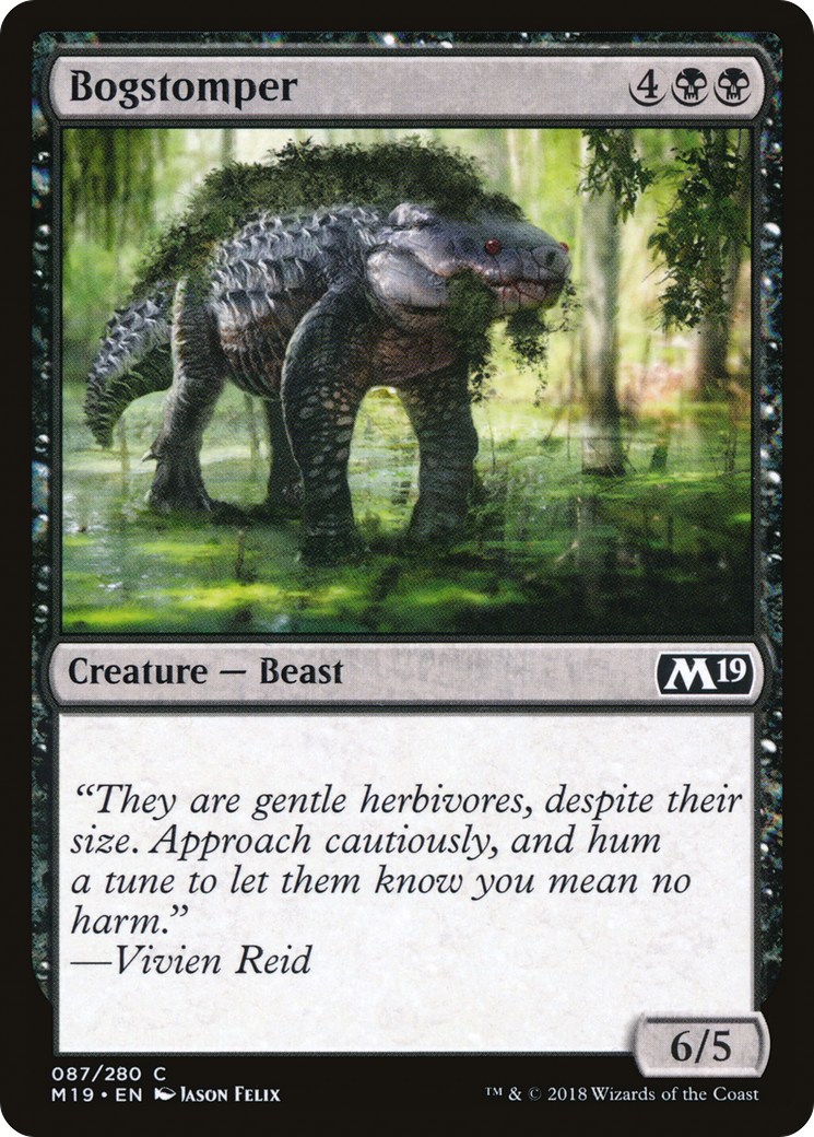 Bogstomper (M19-087) [Core Set 2019] Foil MTG Single Wizards of the Coast