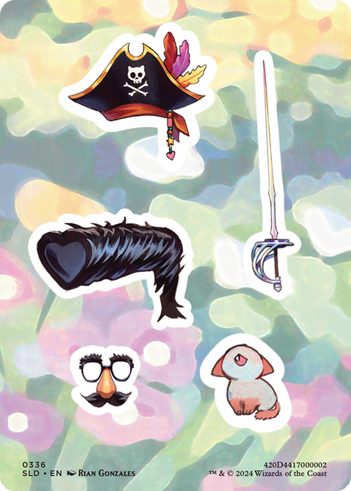 Sticker sheet (SLD-336) [Secret Lair] Drop MTG Single Wizards of the Coast