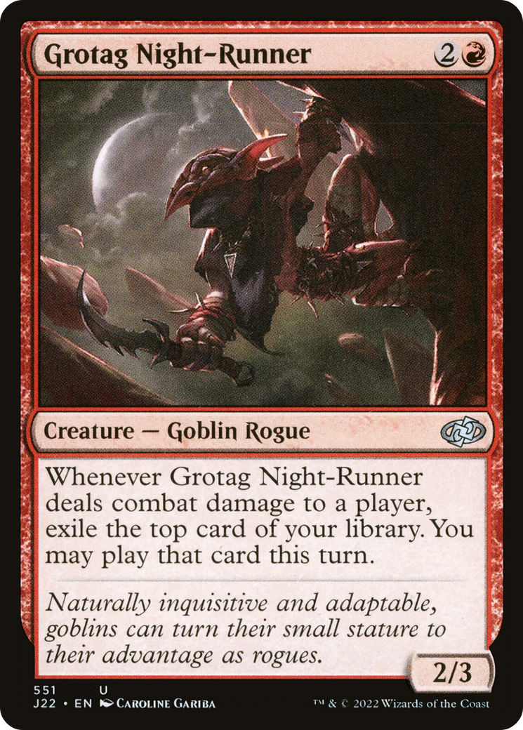 Grotag Night-Runner (J22-551) [Jumpstart 2022] MTG Single Wizards of the Coast