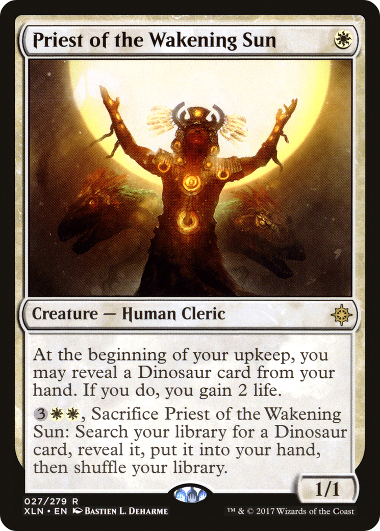 Priest of the Wakening Sun (XLN-027) [Ixalan] Foil MTG Single Wizards of the Coast