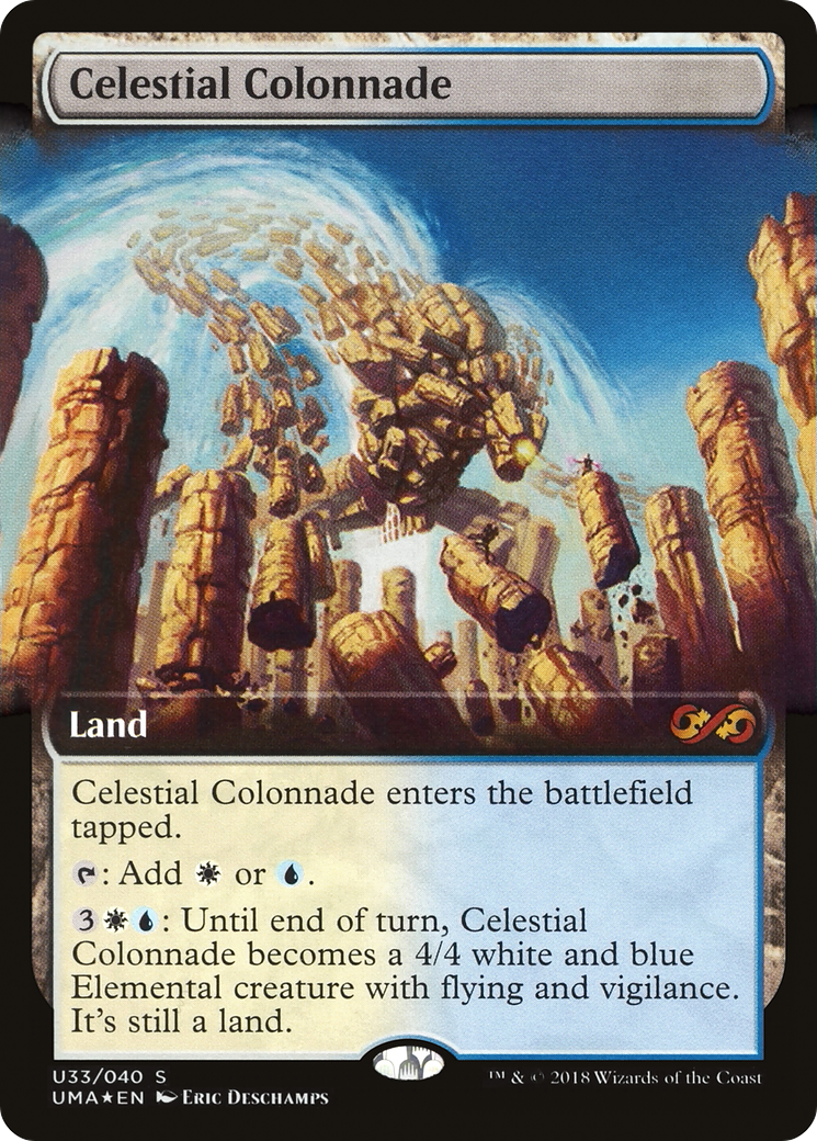 Celestial Colonnade (UMA:BT-U33) [Ultimate Box Topper] (Extended Art) Foil MTG Single Wizards of the Coast