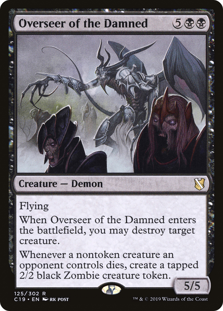 Overseer of the Damned (C19-125) [Commander 2019] MTG Single Wizards of the Coast