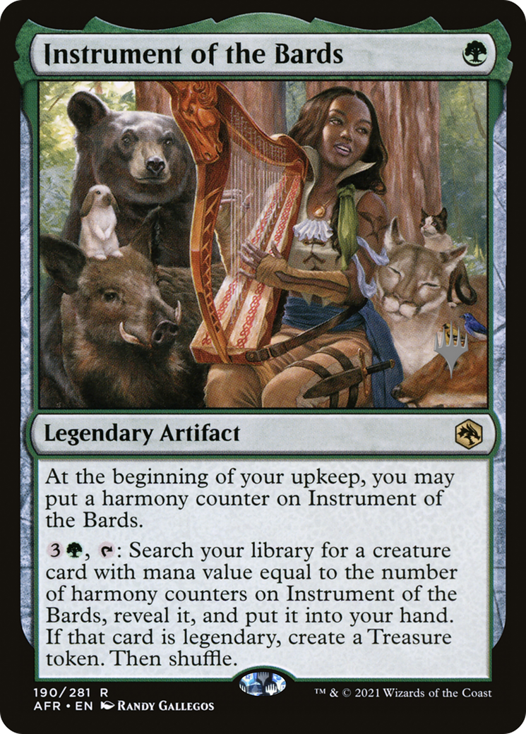 Instrument of the Bards (PPAFR-190) [Adventures in the Forgotten Realms Promos] MTG Single Wizards of the Coast