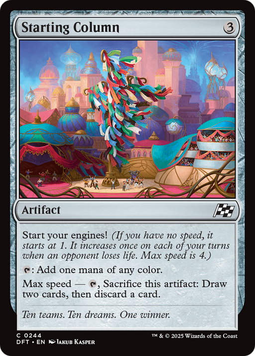 Starting Column (DFT-244) [Aetherdrift] MTG Single Wizards of the Coast