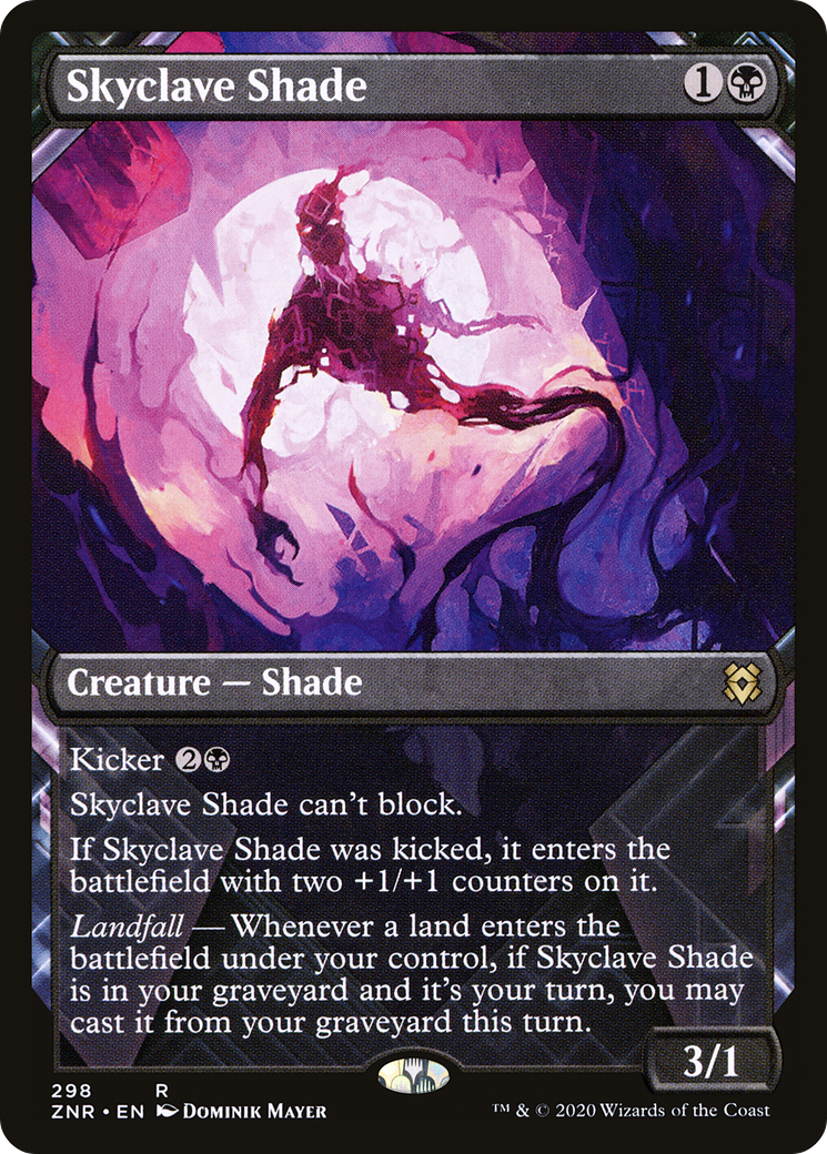 Skyclave Shade (ZNR-298) [Zendikar Rising] (Showcase) Foil MTG Single Wizards of the Coast