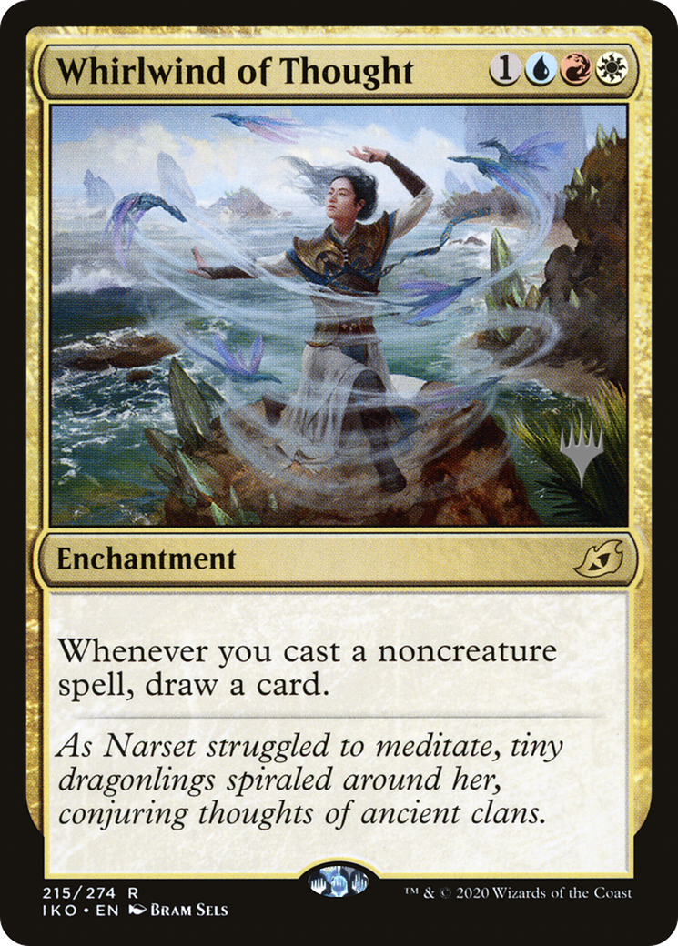 Whirlwind of Thought (PPIKO-215) [Ikoria: Lair of Behemoths Promos] Foil MTG Single Wizards of the Coast
