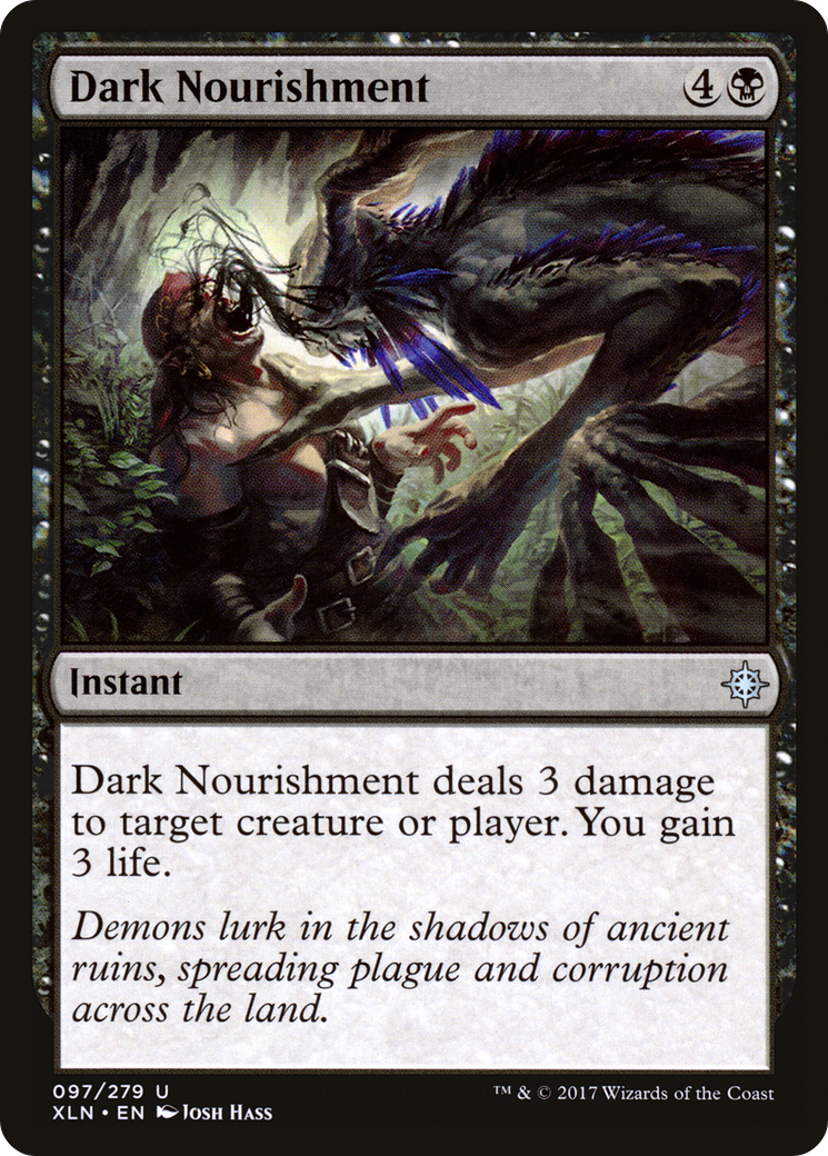 Dark Nourishment (XLN-097) [Ixalan] MTG Single Wizards of the Coast