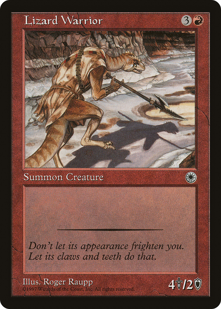 Lizard Warrior [Portal] MTG Single Magic: The Gathering