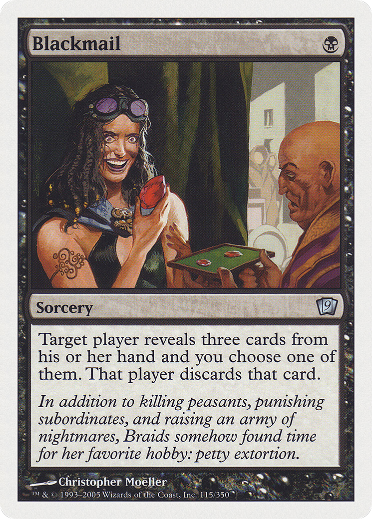 Blackmail (9ED-115) [Ninth Edition] MTG Single Wizards of the Coast