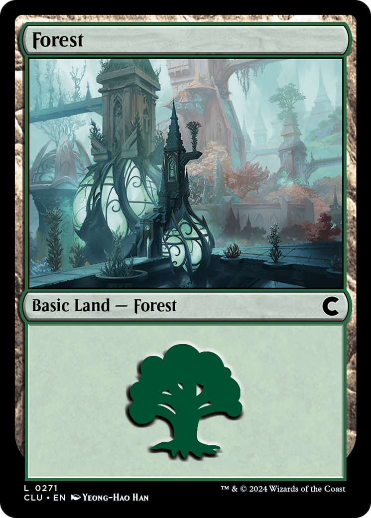Forest (0271) (CLU-271) [Ravnica: Clue Edition] MTG Single Wizards of the Coast