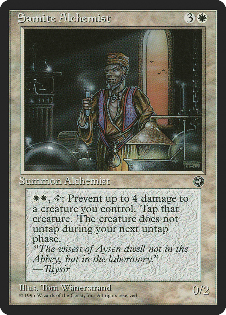 Samite Alchemist (HML-13B) [Homelands] MTG Single Wizards of the Coast