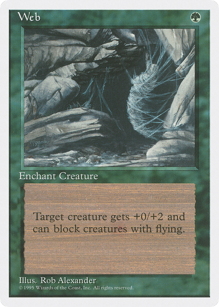 Web (4ED-287) [Fourth Edition] MTG Single Wizards of the Coast