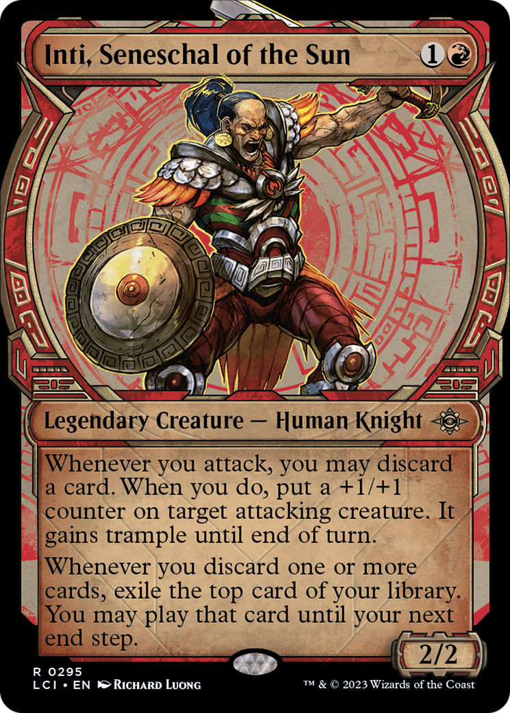 Inti, Seneschal of the Sun (LCI-295) [The Lost Caverns of Ixalan] (Showcase) MTG Single Wizards of the Coast