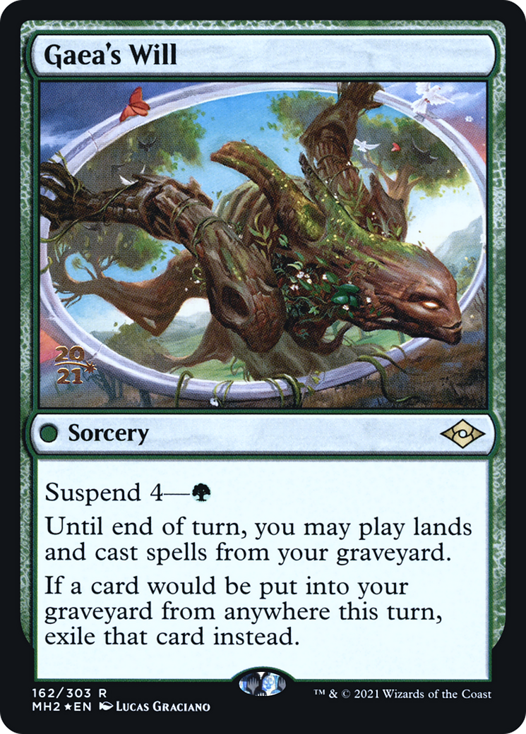Gaea's Will (PRE-162) [Modern Horizons 2 Promos] Foil MTG Single Wizards of the Coast