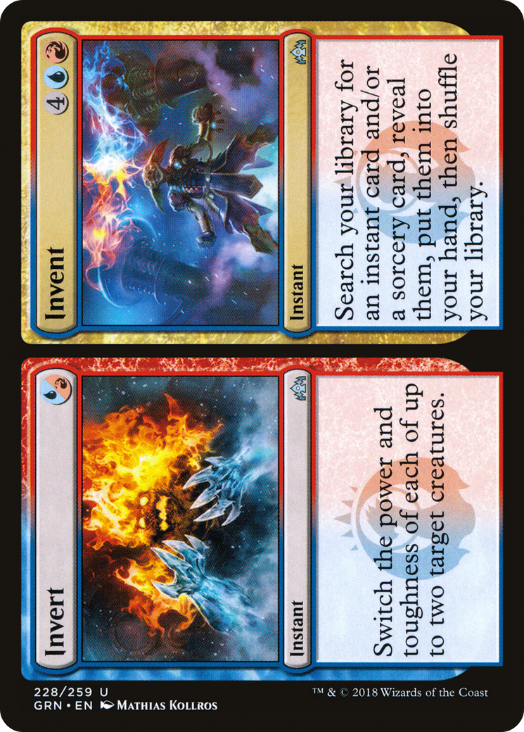 Invert // Invent (GRN-228) [Guilds of Ravnica] Foil MTG Single Wizards of the Coast