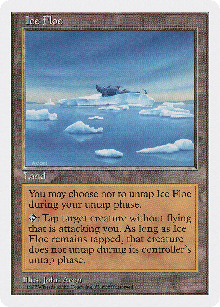 Ice Floe (5ED-420) [Fifth Edition] MTG Single Magic: The Gathering