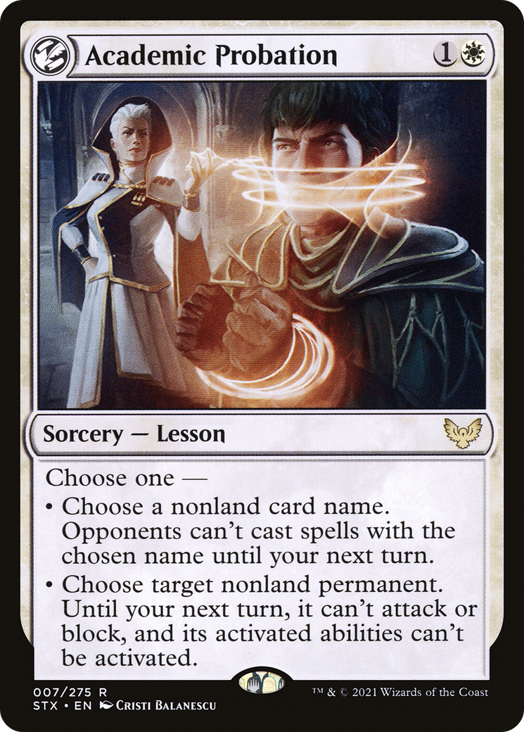 Academic Probation (STX-007) [Strixhaven: School of Mages] MTG Single Wizards of the Coast
