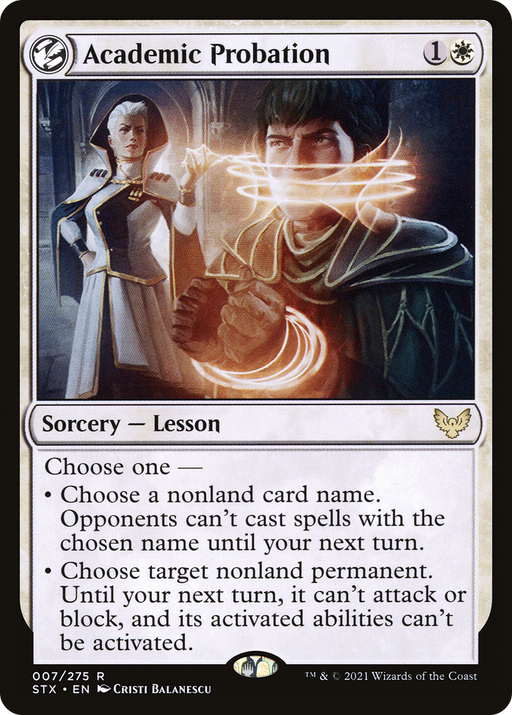 Academic Probation (STX-007) [Strixhaven: School of Mages] MTG Single Wizards of the Coast
