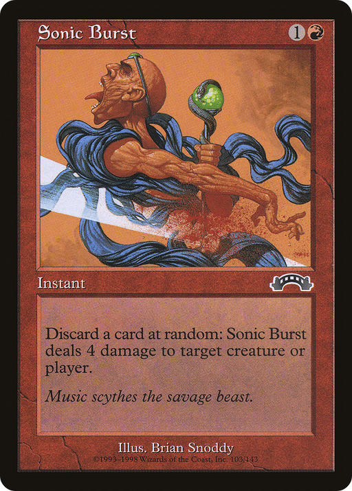 Sonic Burst (EXO-103) [Exodus] MTG Single Wizards of the Coast