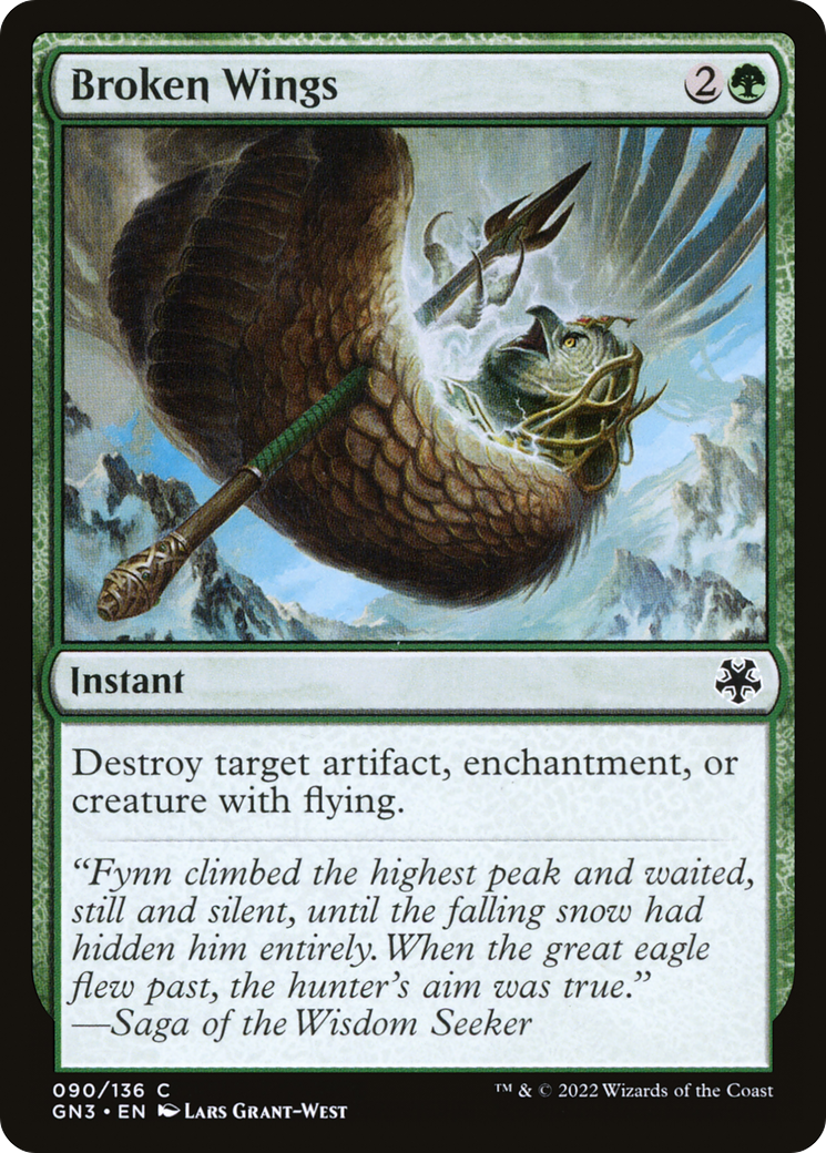 Broken Wings (GN3-090) [Misc] Game Night: Free-for-All MTG Single Wizards of the Coast