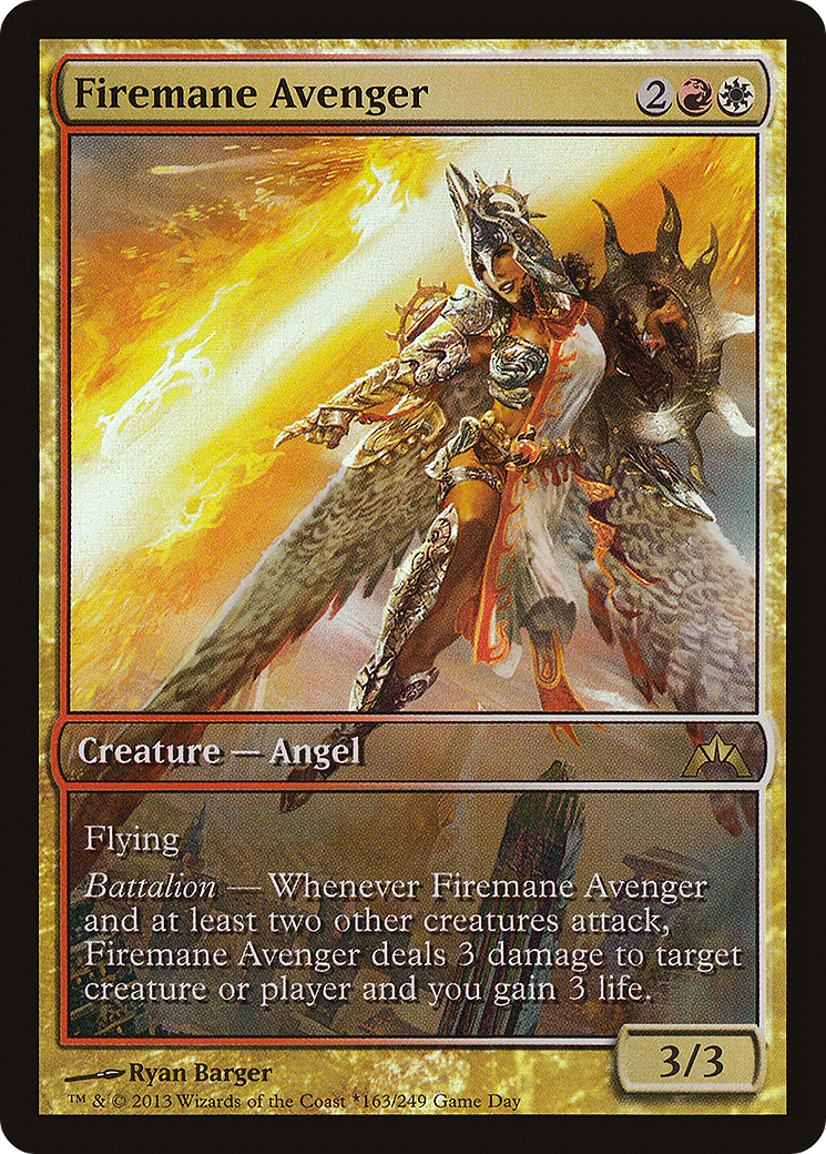 Firemane Avenger (Game Day) [Gatecrash Promos] MTG Single Magic: The Gathering